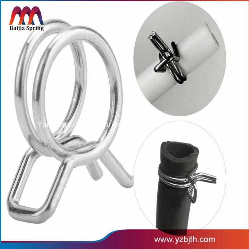 Factory Customized OEM High quality/High cost performance  Tube Clamps All Kinds Hose Clamps Adjustable Double Wire Rope Hose Clamps