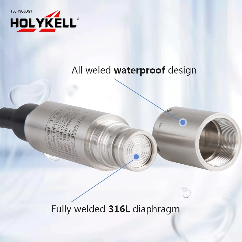 Bomba sumergible Holykell RS232 de los sensores de nivel de agua de pozo profundo bombas sumergibles