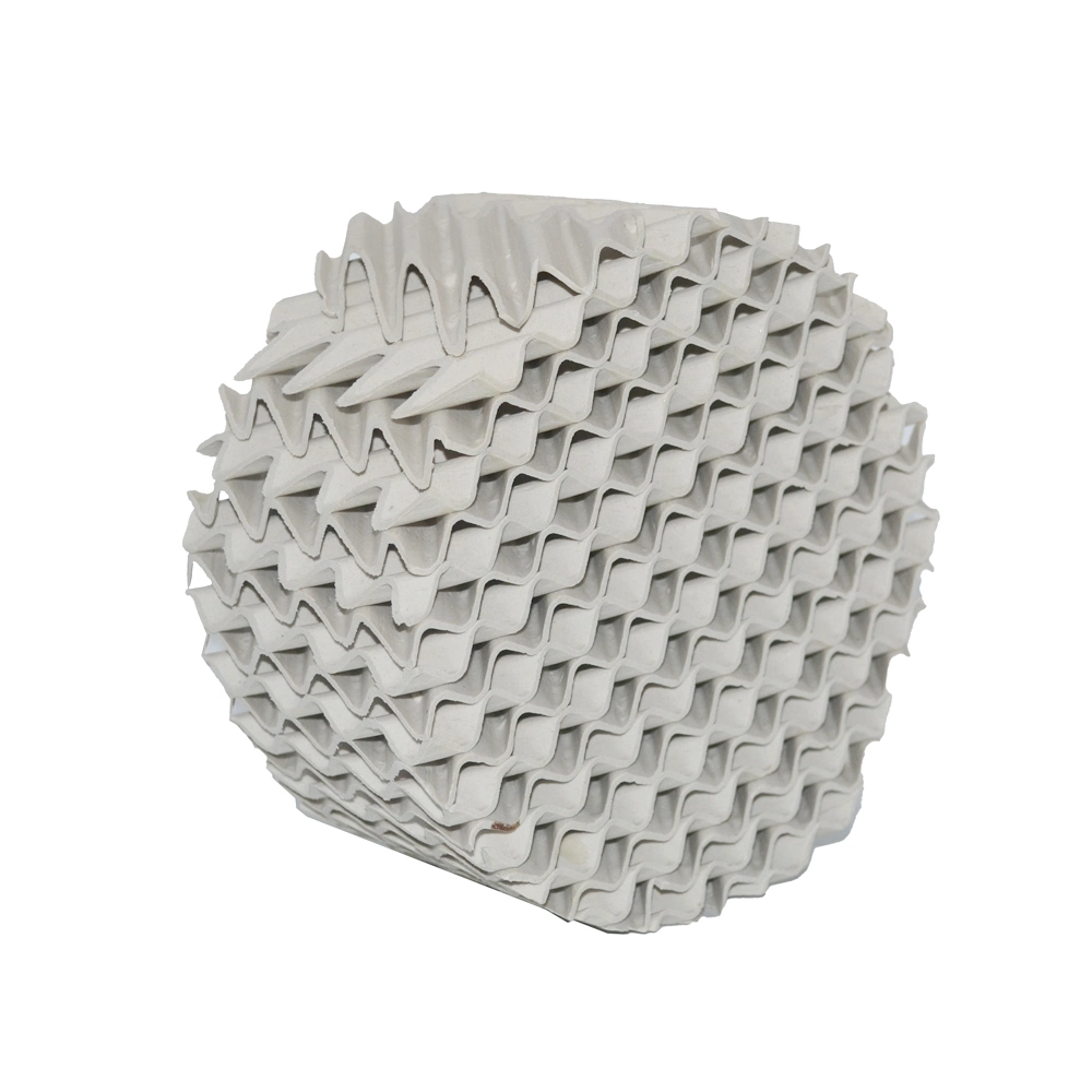 Empaque estructurado de cerámica Ceramic Corrugated-Plate envase y embalaje para Catalyst porteador en el intercambiador de calor