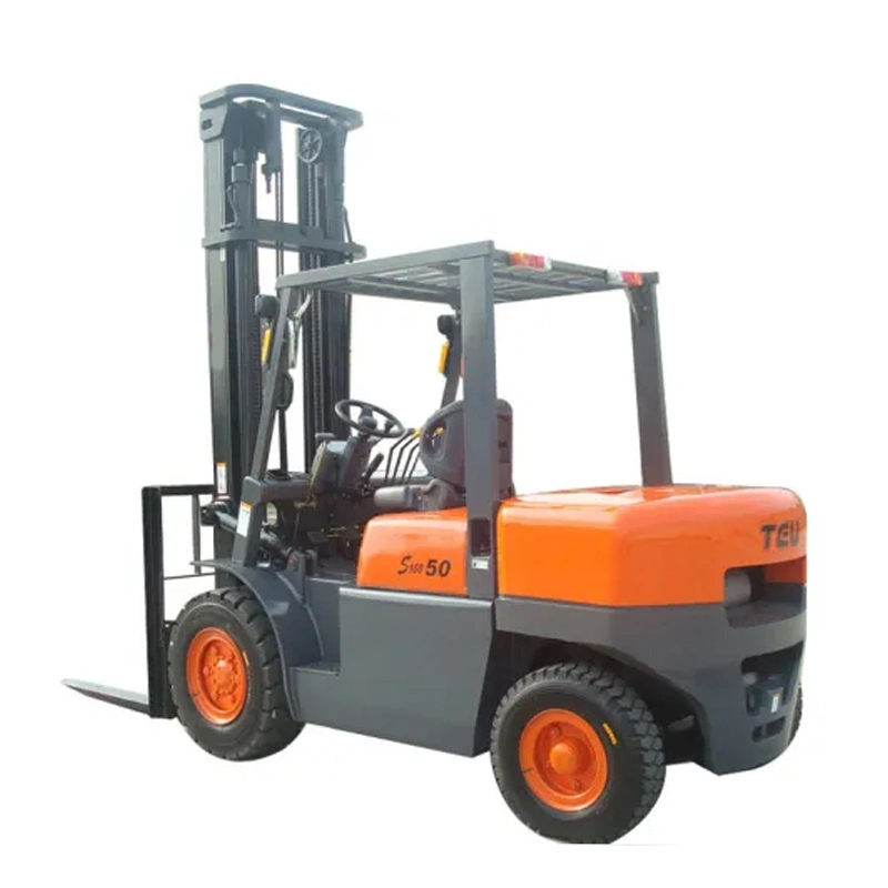 Diesel Forklift 5t Heavy Duty Diesel Forklift Used for Moving and Lifting Cargo