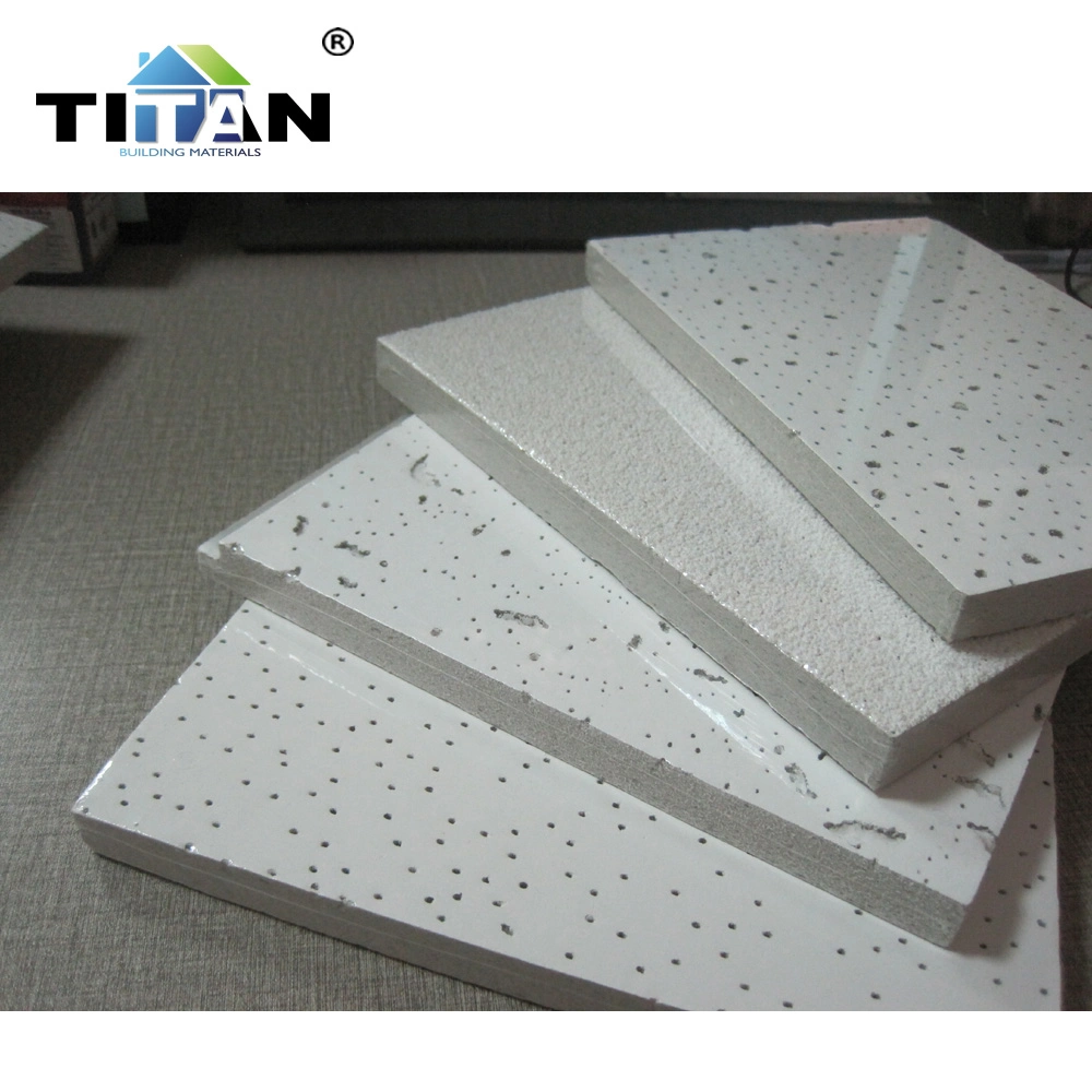 Titan fibre minérale les carreaux de plafond Guangzhou