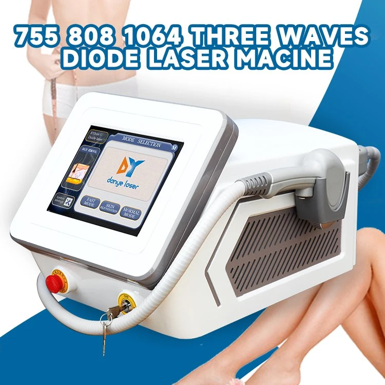 Ice Platinum 1600W 3 Longueurs d'Onde Diode Laser Équipement de Salon de Beauté Portable