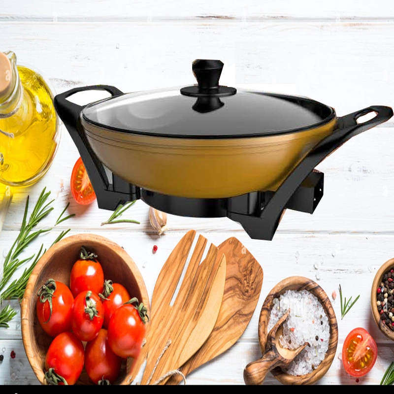 2023 Power Saving Best Gift Electric Wok Frying Pan