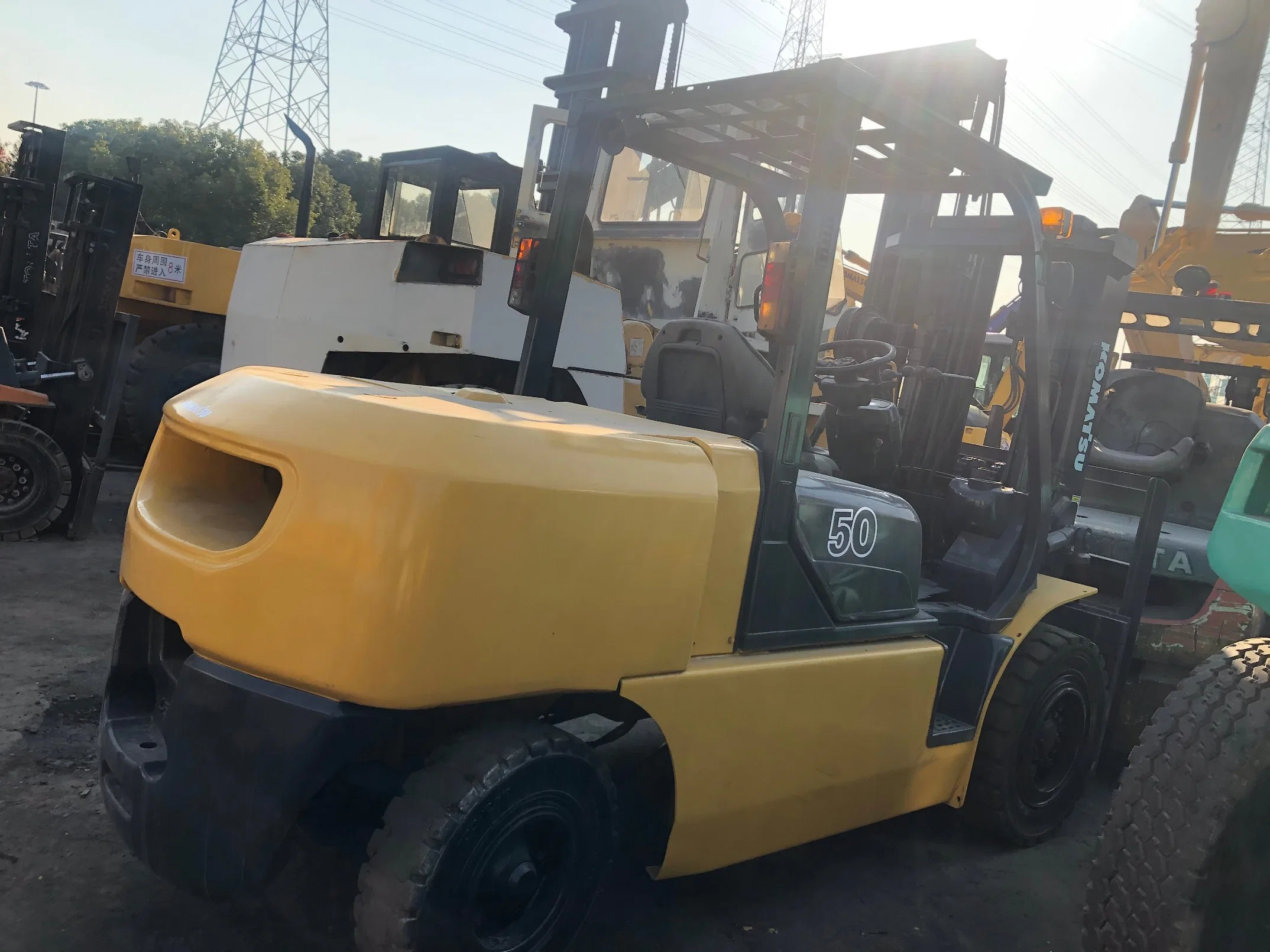 Used Toyota Fd50 5ton Japanese Forklift