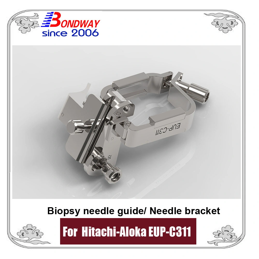 Transductor Micro-Convex de Hitachi Aloka pue-C311 Soporte de aguja de biopsia reutilizables, biopsia guía para usar con sonda de ultrasonido