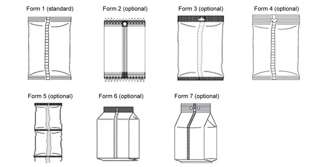 20-30 Kgs Vffs Auto Textured Tissue Soya Chunks Columbus Lemon Juice Sachets/Fruit Juice Stick Packaging Machine