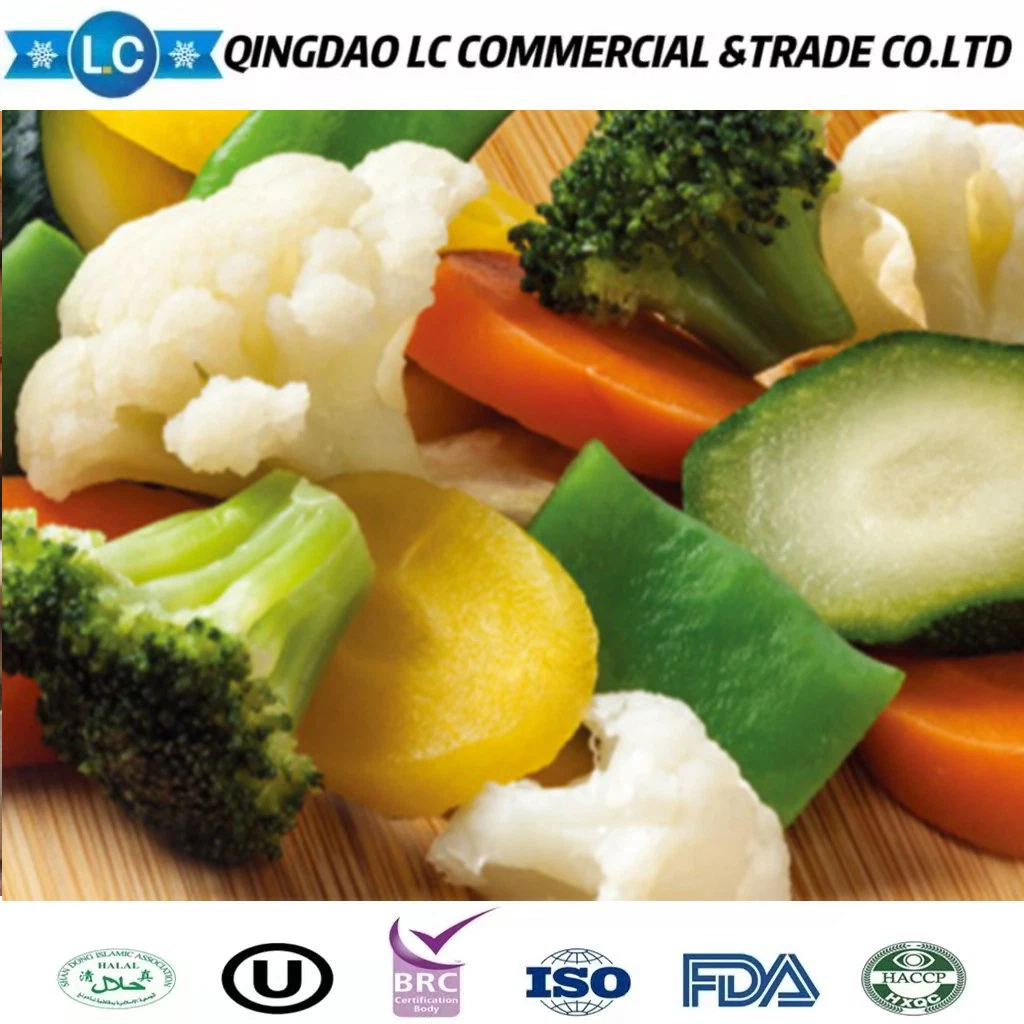 IQF Processing Line Wholesale/Supplier Bulk Organic Brands Frozen Mixed Vegetables of Types