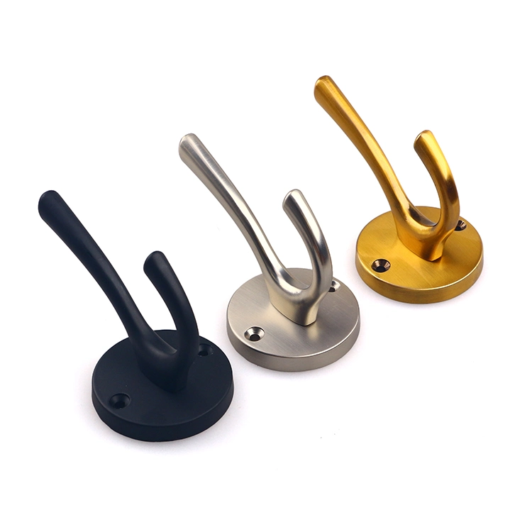 Hardware Black Single Decorative Clothes Hooks