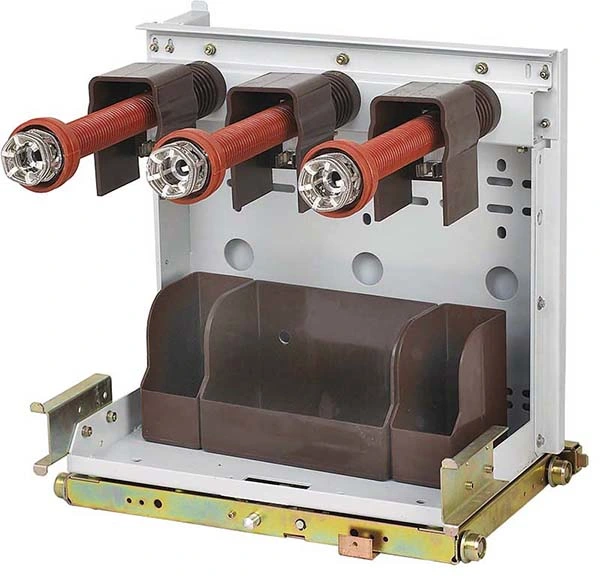 Vd4-12kv/630A-25ka Vacuum Circuit Breaker Vcb Single Spring Cast Pole Chain Cocking Lever Insulated Cylinder Phase Distance 150mm Vcb