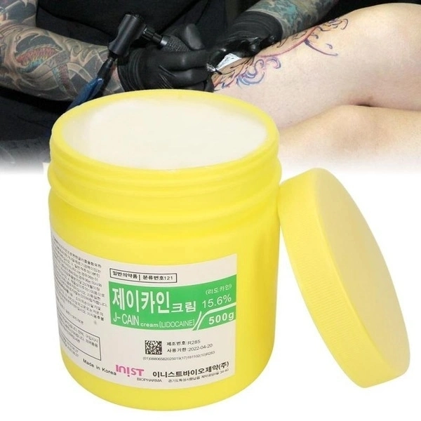 Factory Supply Numbing Cream Tattoo Painless 25.8% Lidocaine Anesthetic Cream 500g SPA Salon Use for Face and Body