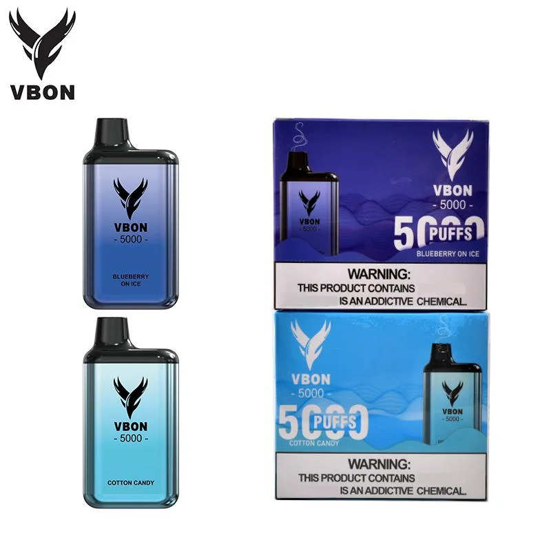 Original Factory Vbon prérempli 12ml Pod 5000 Puffs Puff Bar Évaporateur