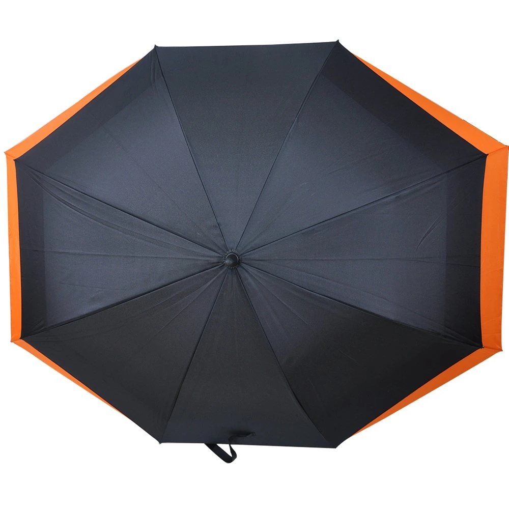 28" X8K Double Layer Vented Golf Umbrella Telescopic Flexible High quality/High cost performance Canopy Vented Unique Umbrella