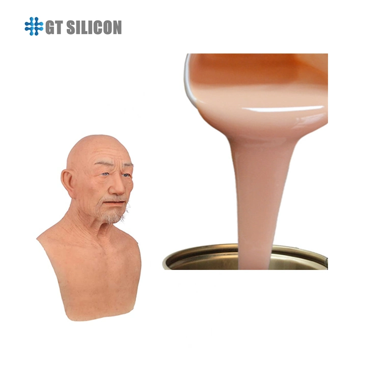 Skin Silicone Human Masks Casting of Liquid Platinum Cure Silicon Rubber Safe Grade