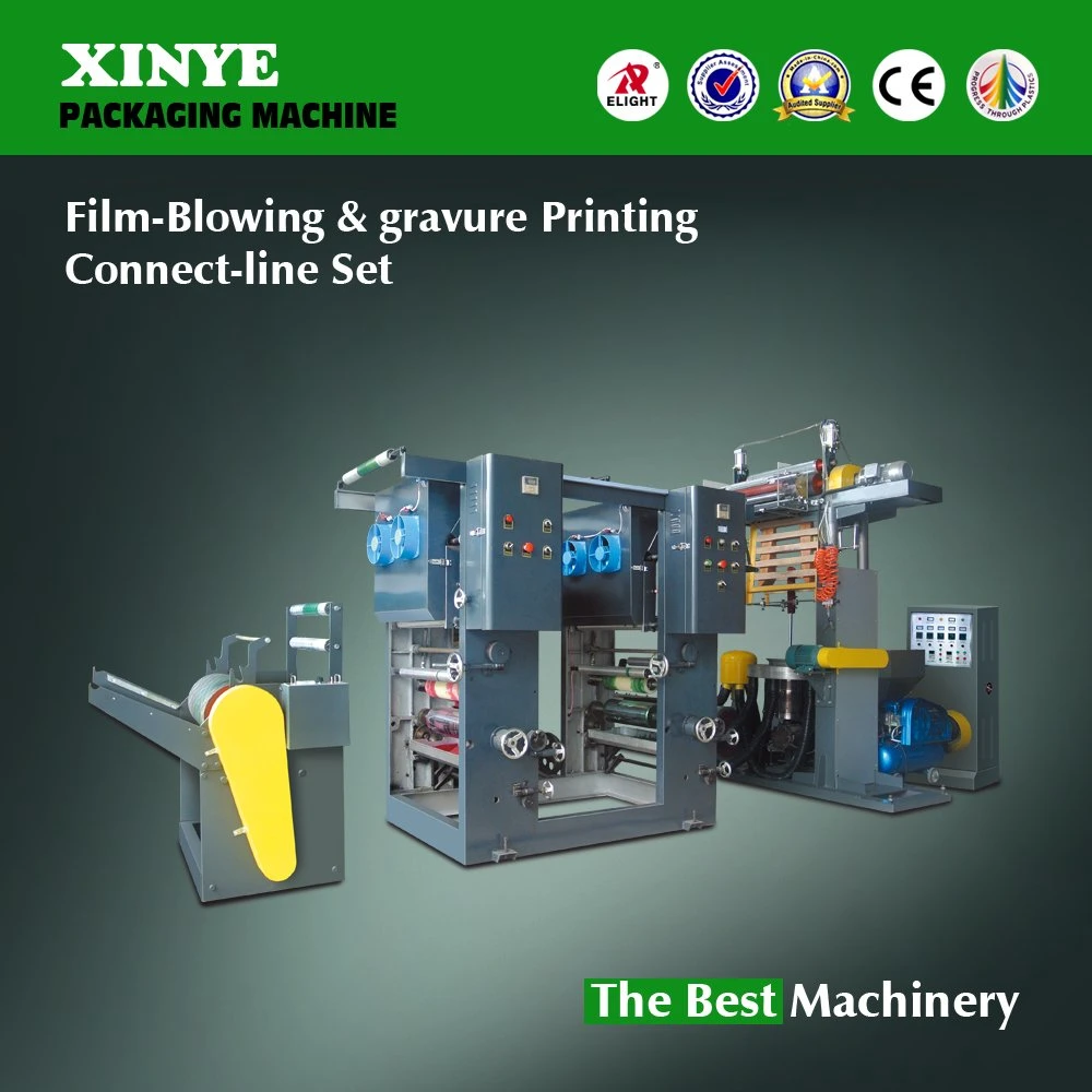 PE Film Extrusionsmaschine und Rotationstiefdruck-Druckmaschine Gerät