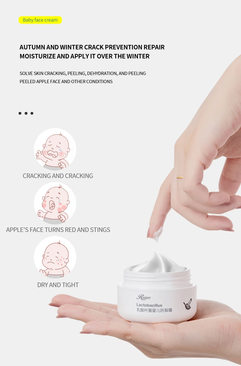 Natural Orgánico Moisturizing Smoothing Baby Skin Care Cream