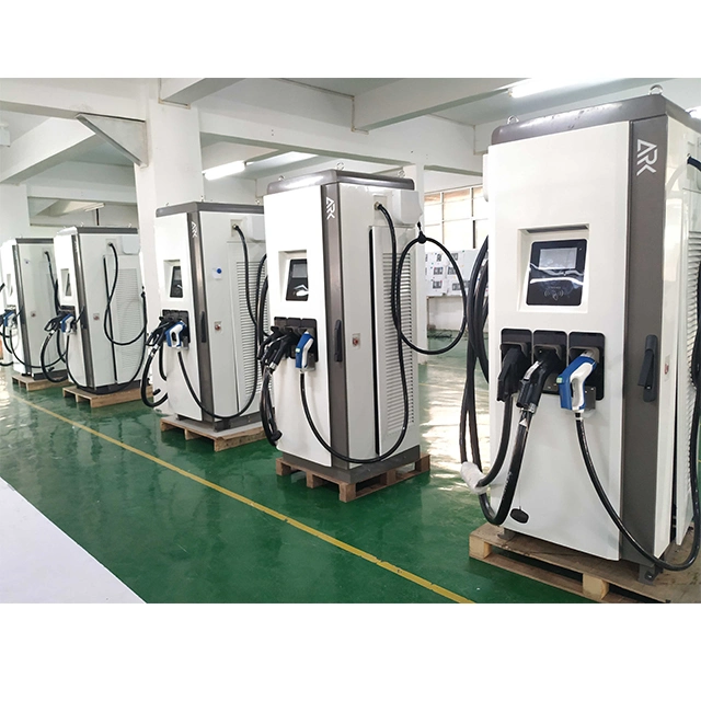 Estação de carregamento rápido CC para veículos elétricos OEM para público automático Utilize a pilha de carregamento de veículos elétricos (EV