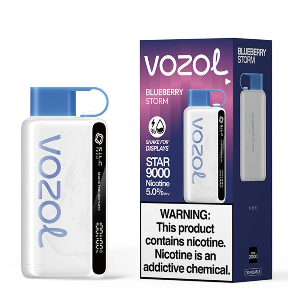 Latest Disposable/Chargeable Electronic Cigarette Vozol 600 9000 10000 12K Port Rechargeable Vozol Star 9000 Wholesale/Supplier I Vape