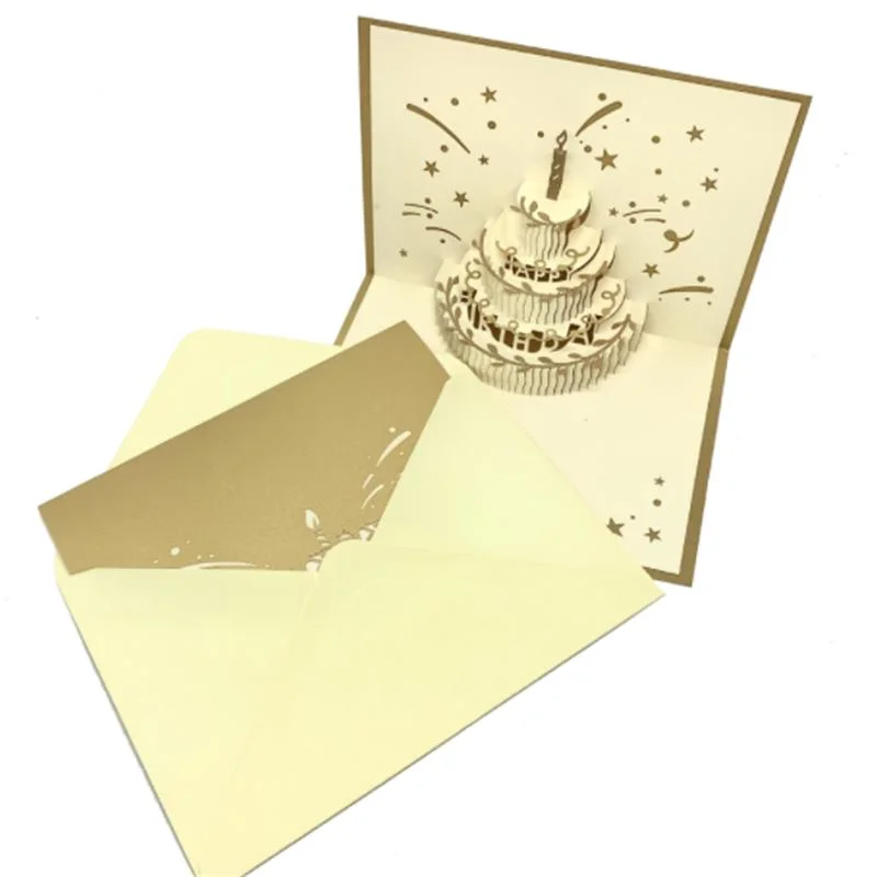 Custom Design Fancy 3D Greeting Card