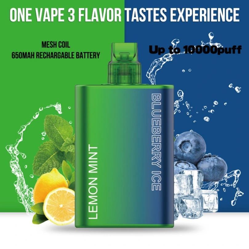 6 Blend Flavors Original Randm Tornado 10000 Puffs Disposable/Chargeable Vape Pen 2% 5% Flashing Tank Design 650mAh Type-C Rechargeable Disposable/Chargeable Mini vape