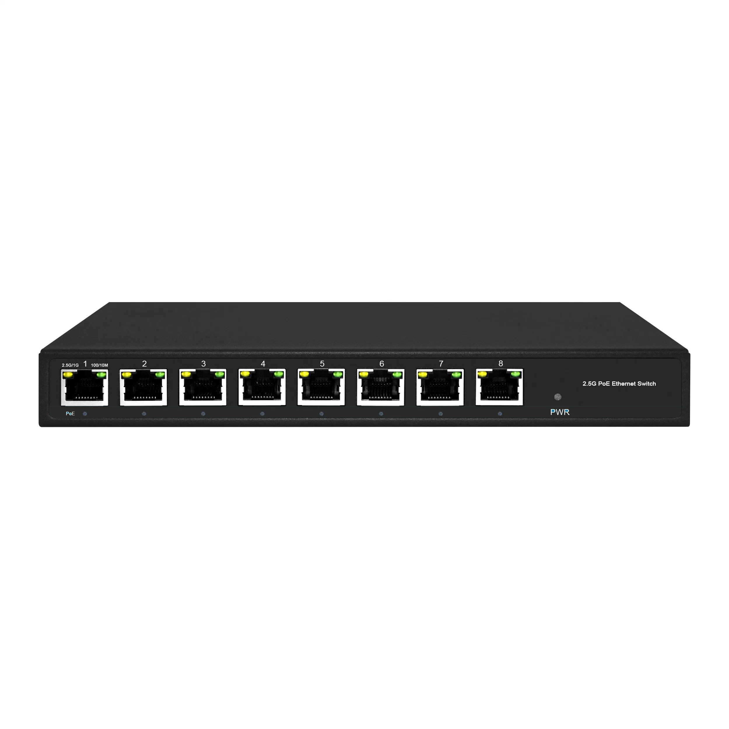 8 Port Full 2.5g Smart Web Managed Poe Switch 802.3at/Bt