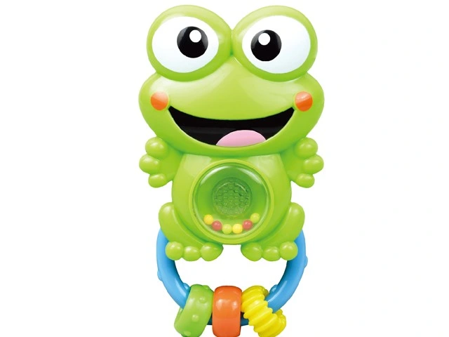 Baby Hand Bells Play Set Cartoon Frog Baby Rattles Toys