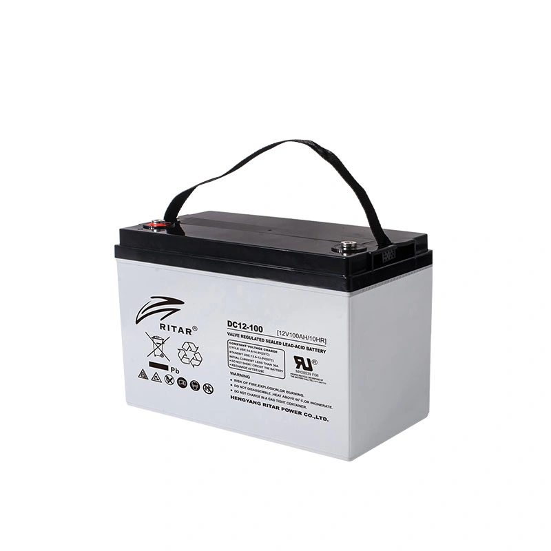 Ritar 12V100ah Solarbatterie für Hausenergieanlage mit Blei Acid AGM Gel Opzv