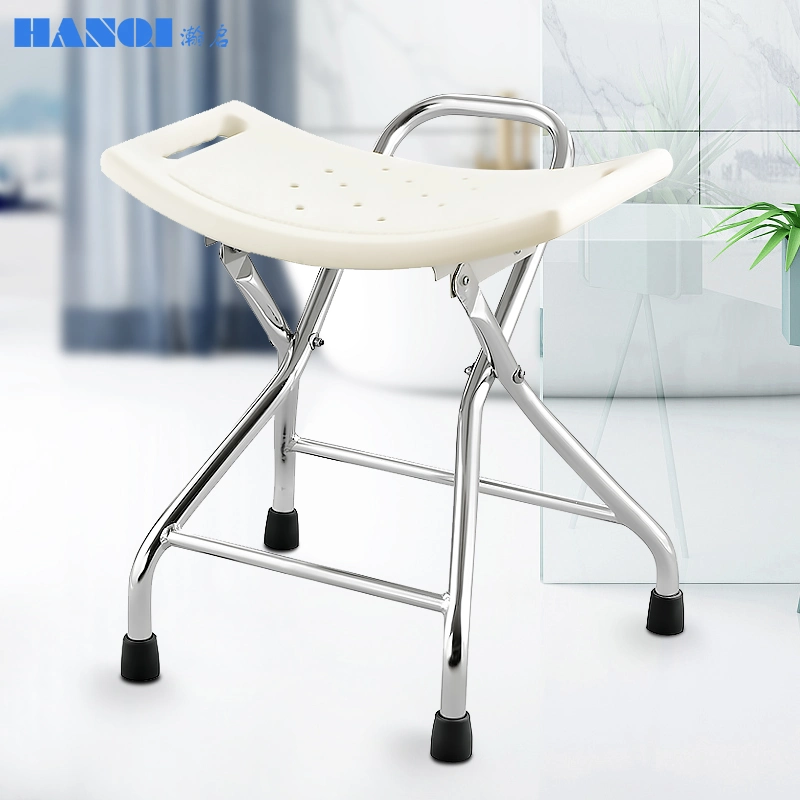 Rehabilitation Therapy Foldable Bath Shower Chair for Man and Woman