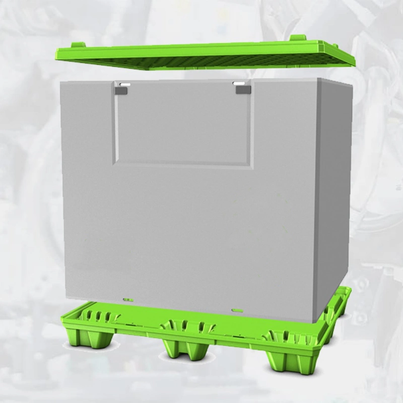 Collapsible Industry Food Storage Plastic Pallet Container and Folding Plastic Storage Container