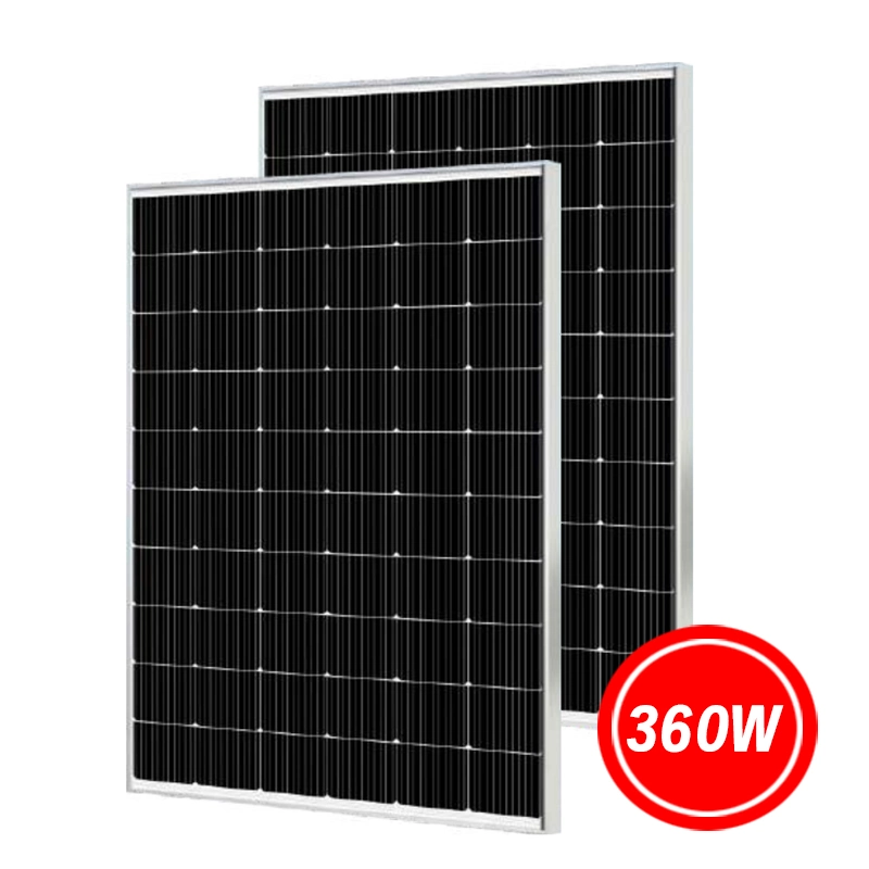 Los paneles solares marco negro la pantalla completa mono de media celda 405W 410w sistema de montaje en riel panel solar de 415W 420w