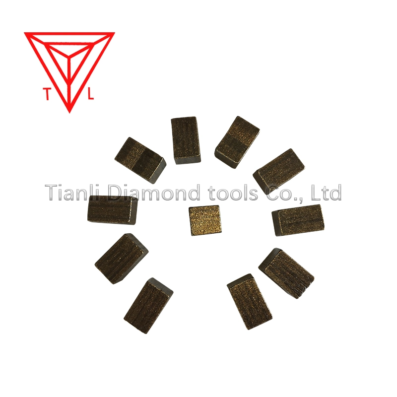 L'exploitation minière du diamant lame de scie à disque Outils PCD Segments pour le Marbre Granit Béton de roches calcaires