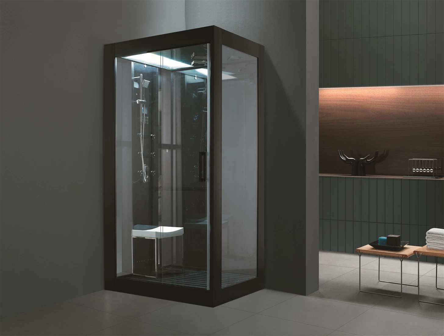 Diamond Shape Fashionable Indoor Steam Shower Cabin