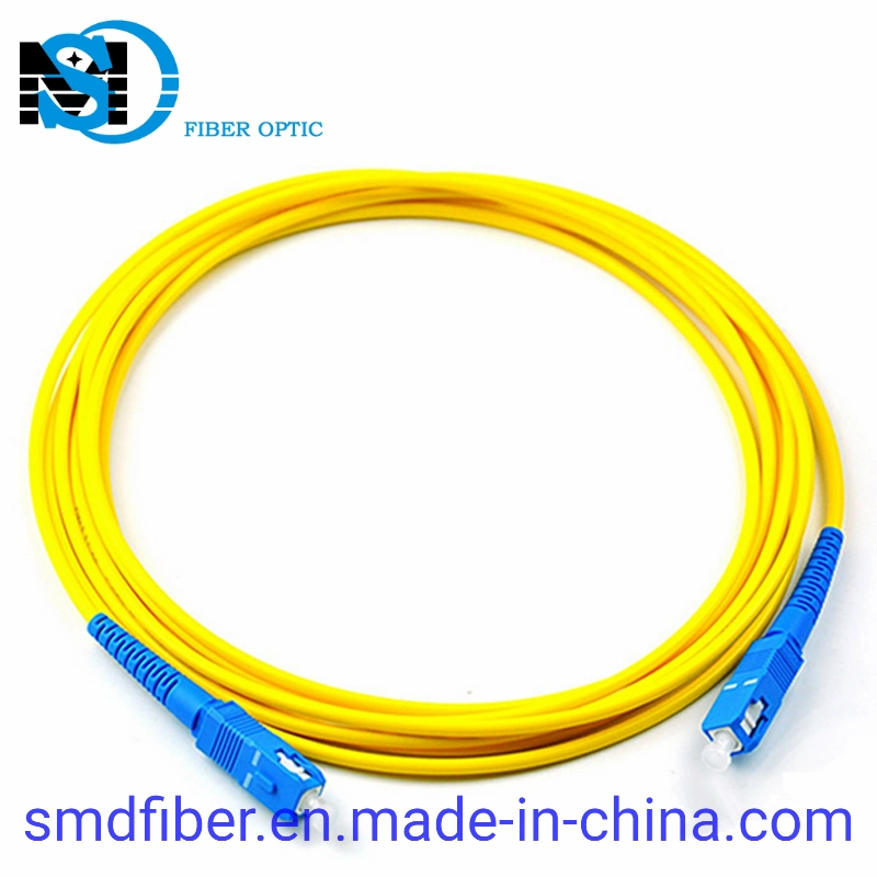 Fiber Optic OS2 LSZH PVC Ofnr Sx Sm Sc/Upc Connector Cable