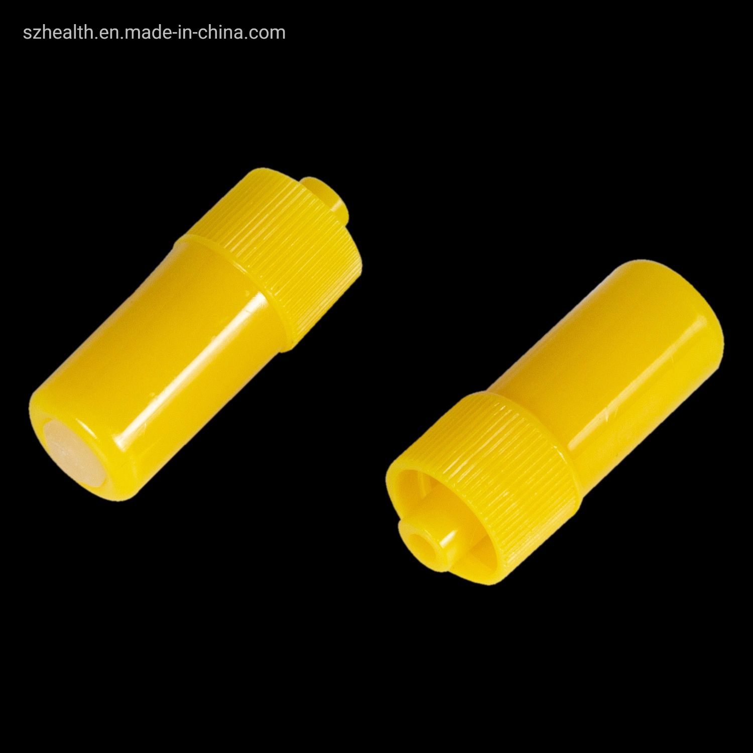 Manufacture Yellow Heparin Cap Luer