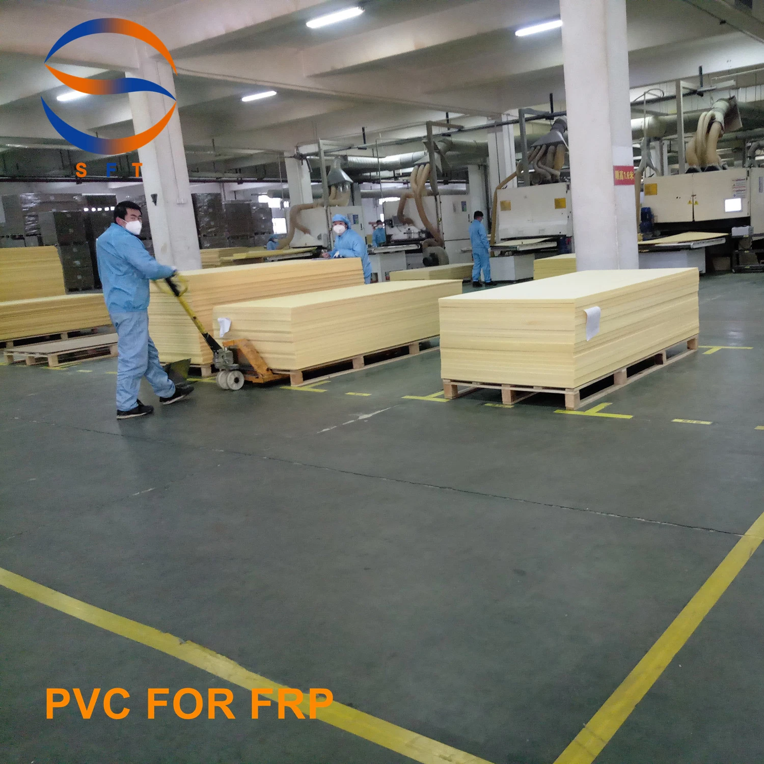 60 80 100 130kg/M3 Density Plastic PVC Marine Foam