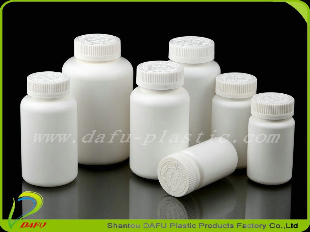 Pharmaceutical Capsule Tablets Packaging HDPE Natural Health Supplement Plastic Bottle with Cap