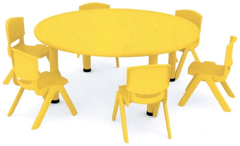 Hot Sale Preschool Children Round Plastic Table