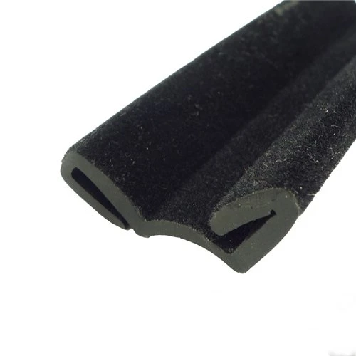 Flocked Coat Glass Run Auto Rubber Sealing Strip