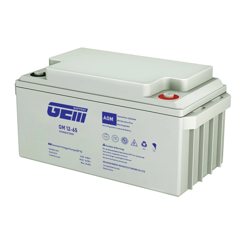 GEM 6FM65  12V65AH Maintenance Free Sealed Lead Acid Deep Cycle Battery Solar Power