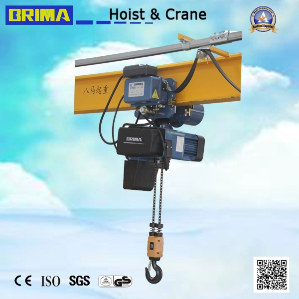 3200kg 3/1m/Min European Electric Chain Hoist with Manual Trolley