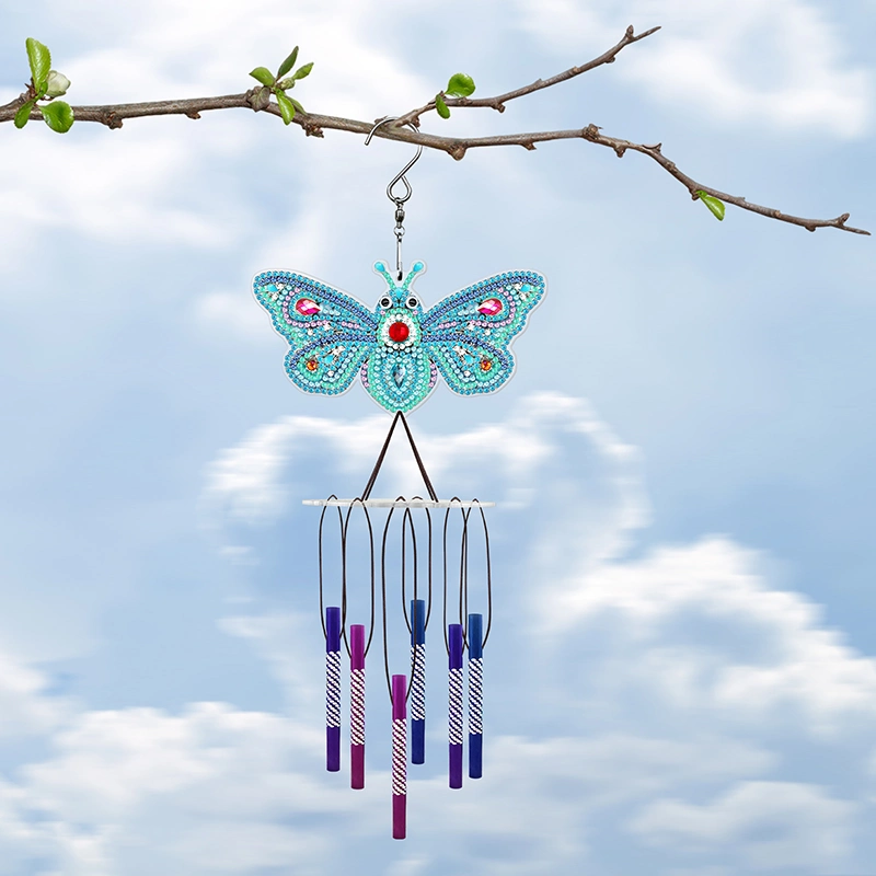 Fashion New Arrival Animal Indoor Craft Decoration DIY Drills Memorial Wind Chimes