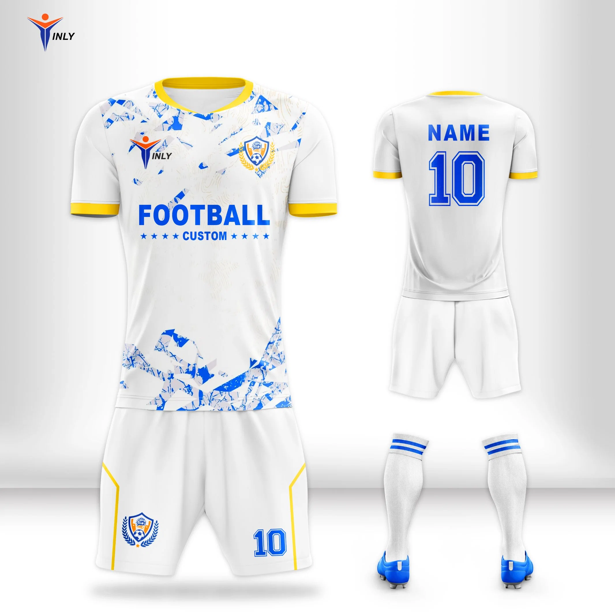 Mens Team Wholesale/Suppliers New Sports Wear Custom Football Shirts Sublimation Soccer Uniform Jersey