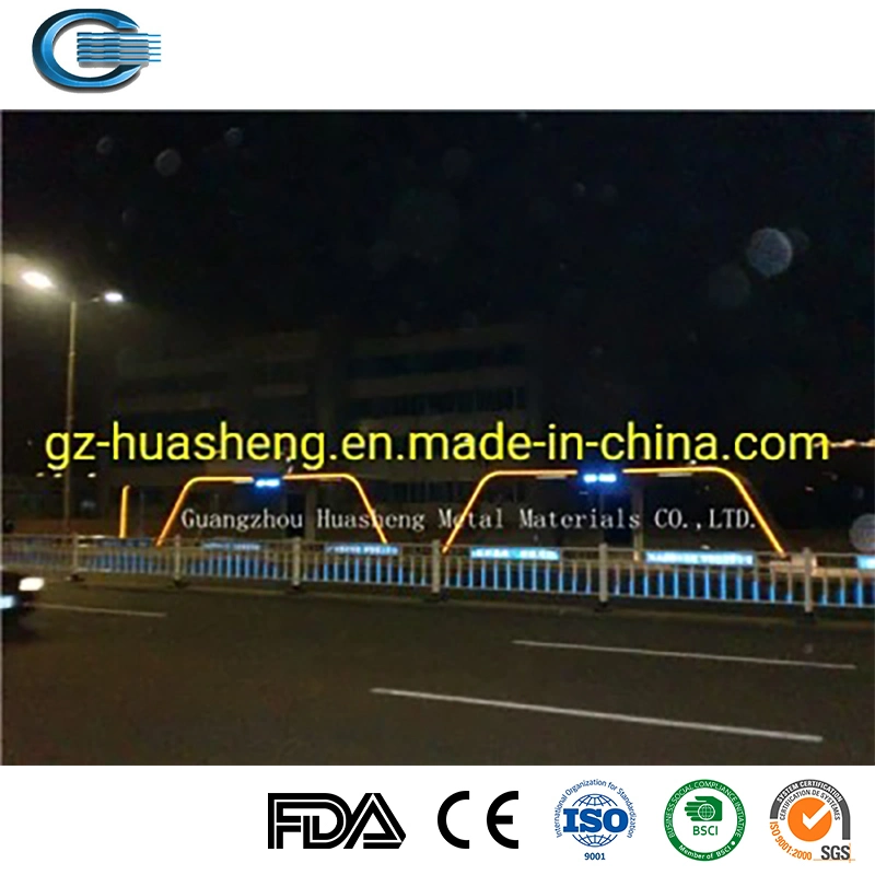 Huasheng Bus Stops China Bus Stop Station Shelter Factory Advertising LCD Digital Signage Smart Bus Stop Shelter Design Stainless Steel Bus Stop Bench