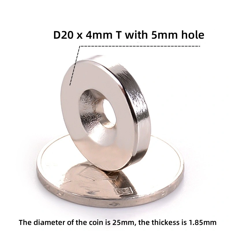 High quality/High cost performance  Permanent Strong Disc Neodymium Magnet D25X5mm with 5mm Countersunk Hole