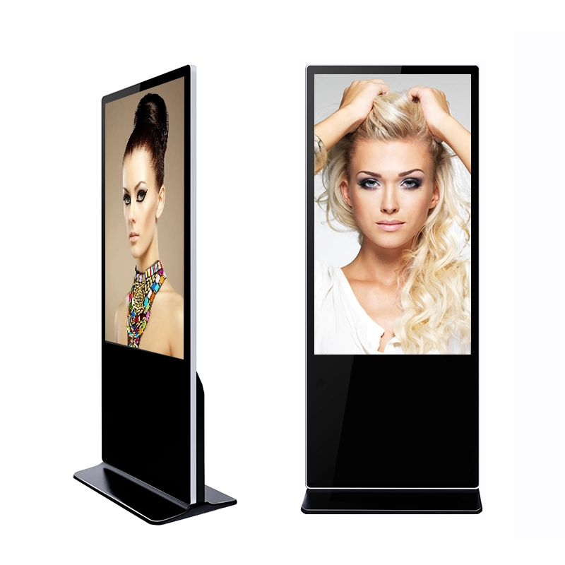 32 42 50 55 Inch Floor Standing Video Digital WiFi USB Advertising LCD Panel