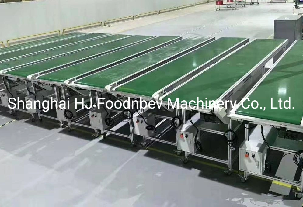 PVC Belt Conveyor Types of Conveyor Belts Hopper Belt Conveyor with Hyper Tape for Packaged Products