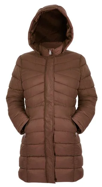 Senhoras Inverno Moda Puffer Casacos de luz de cor sólida Vestuário