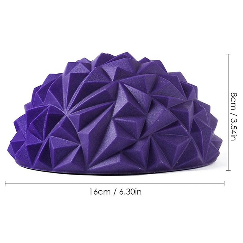 Sport Übung Half Spiky Massage Balance Fitness Yoga Ball