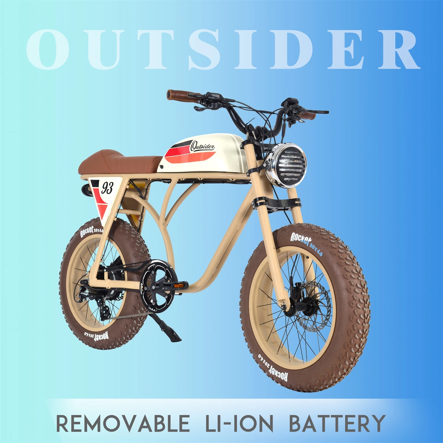 La Chine de haute qualité avec ce/CEE Ebike Electric Motorcycle avec 36 V batterie amovible au lithium-vélo électrique