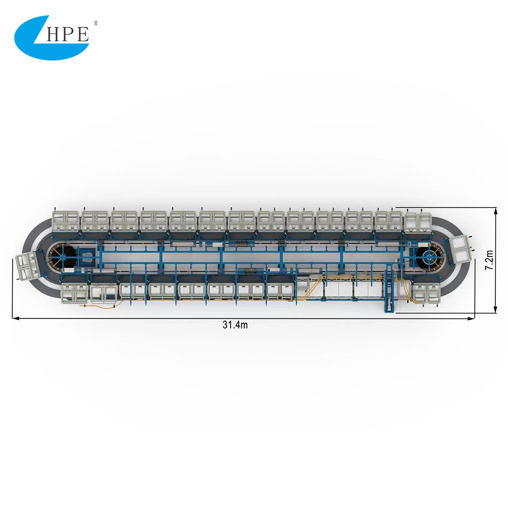 Automatic Oval Production Line Polyurethane Foam Machinery Equipment for Car Seat