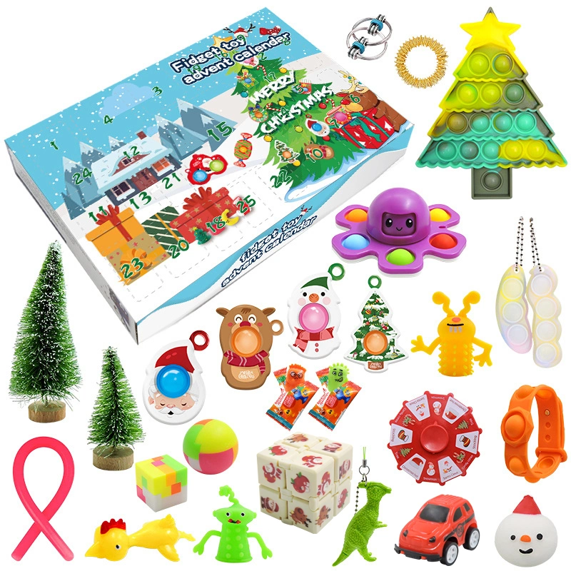 Atacado Popular Crianças presente Anti Stress Toy Set Natal Halloween Jogos de brincar Fidget
